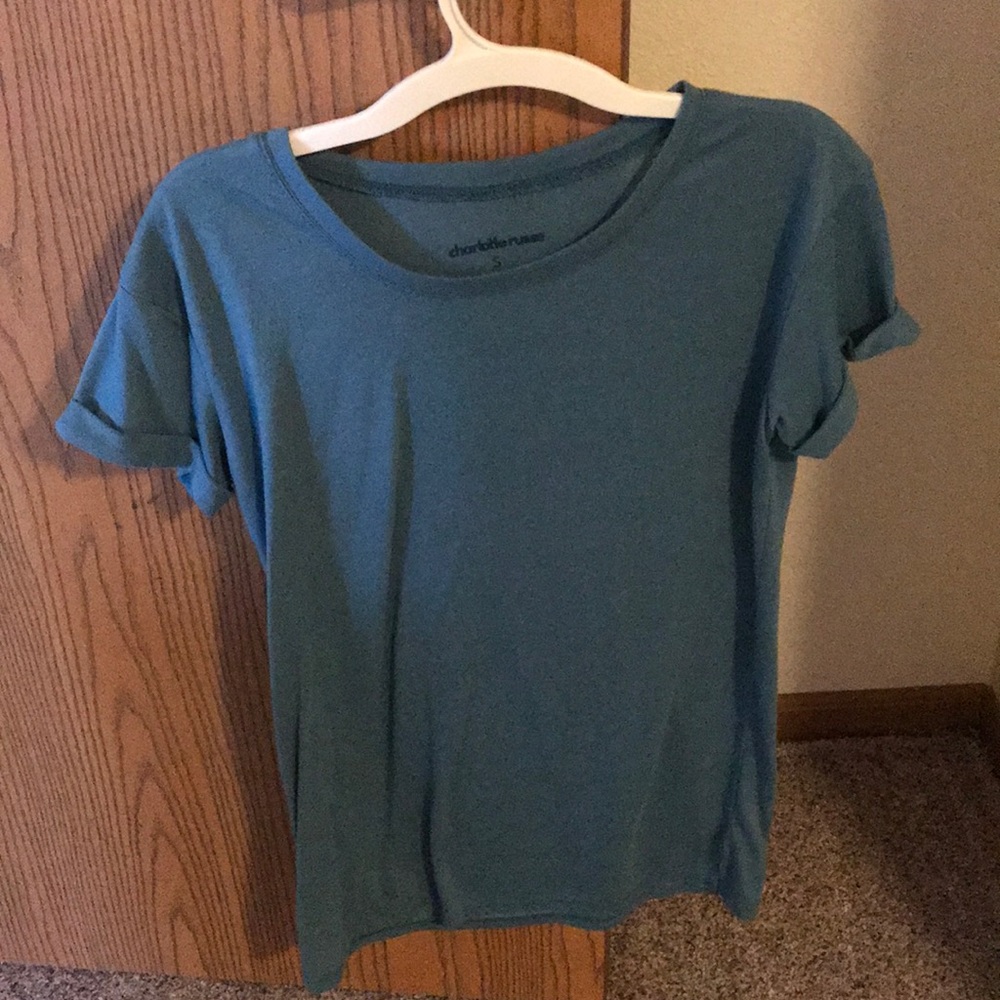 Scoop neck tee